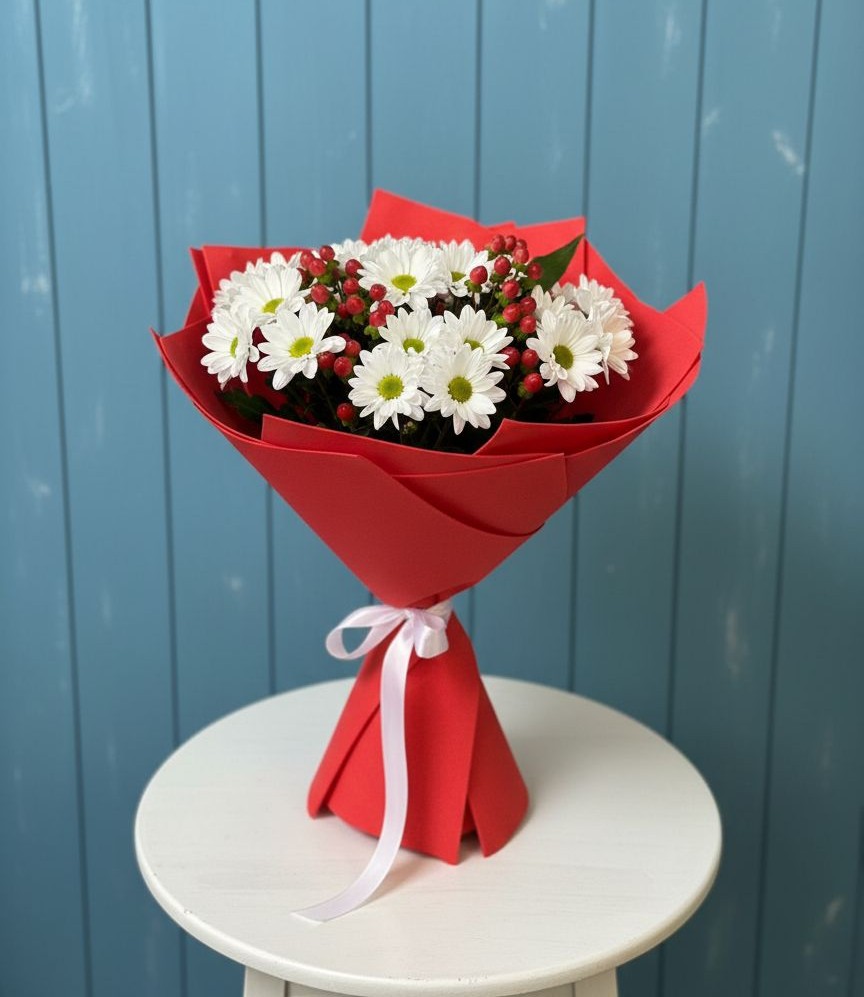 Букет цветов из: Хризантемы в Нововоронино