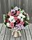 Букет цветов из: Альстромерии, Гвоздики, Розы и Хризантемы в Нововоронино