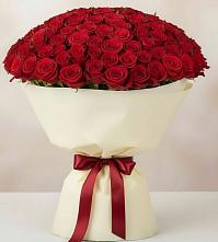 Букет 101 Красная роза Милано в Нововоронино