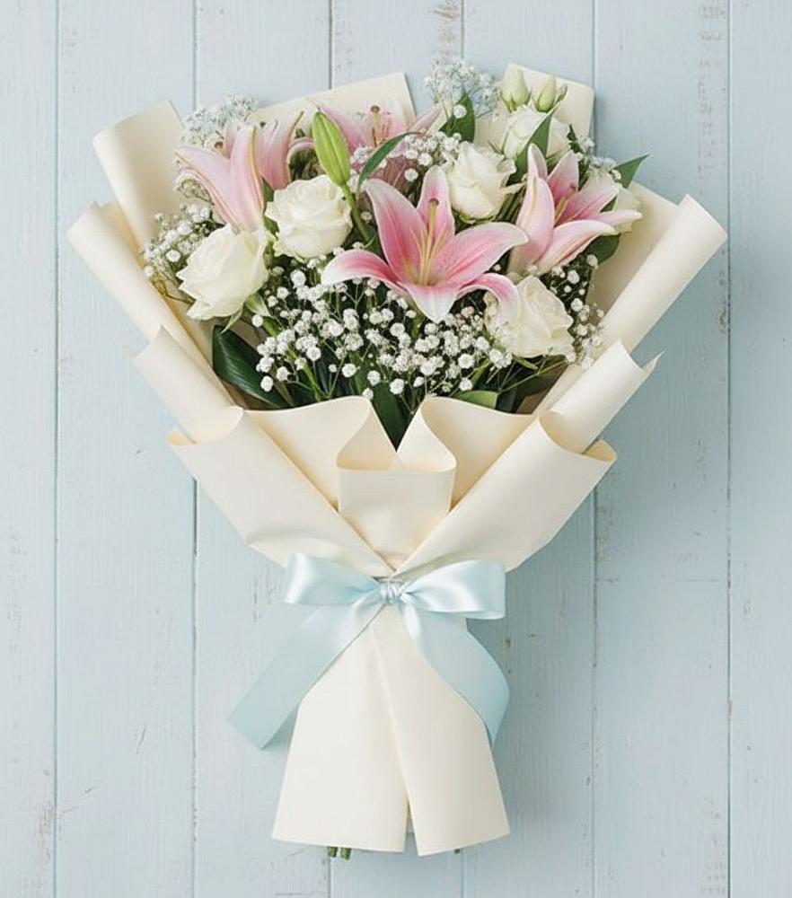 Букет цветов из: Лилии в Нововоронино