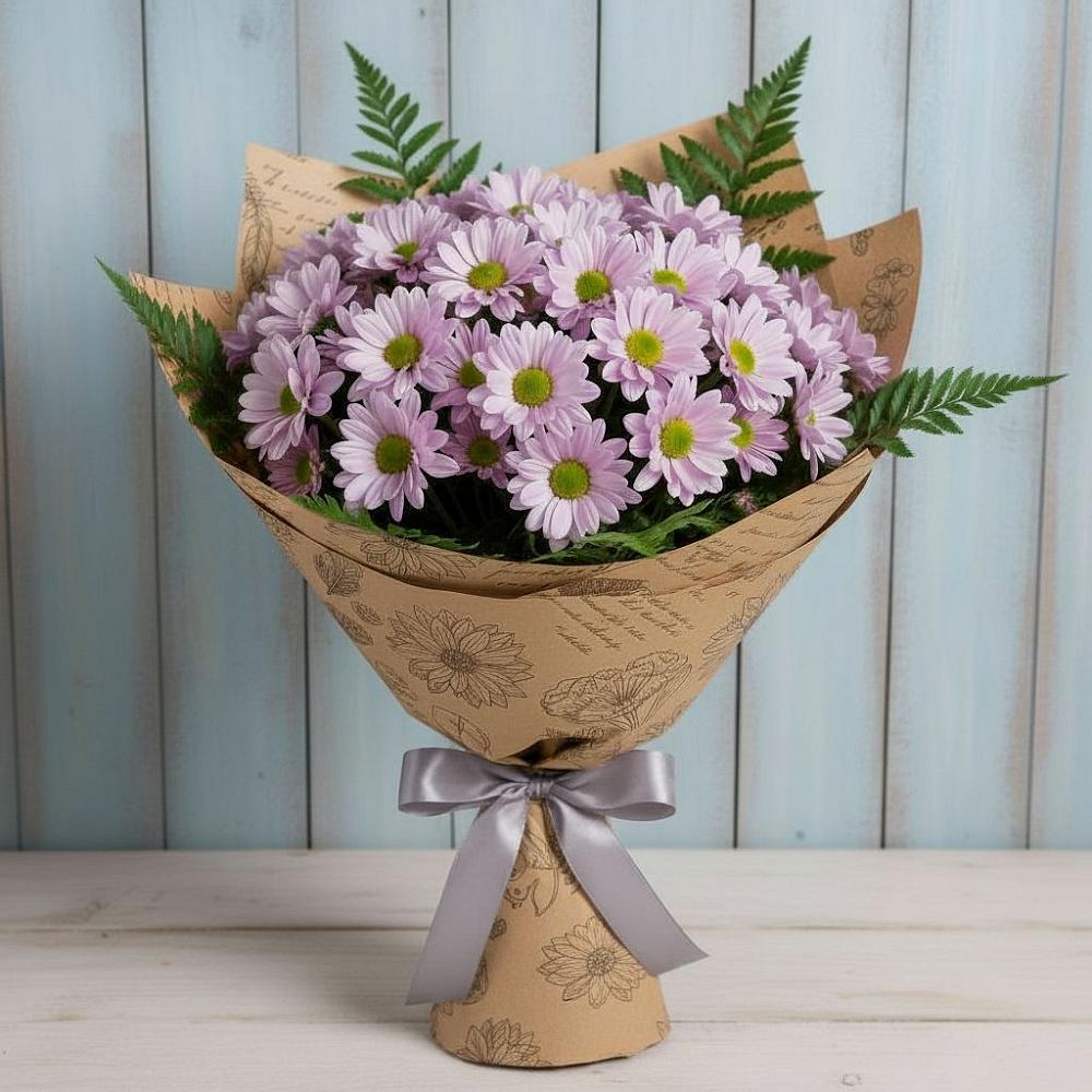 Букет цветов из: Хризантемы в Нововоронино