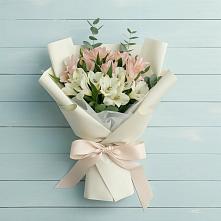Букет цветов из:  Альстромерии в Нововоронино
