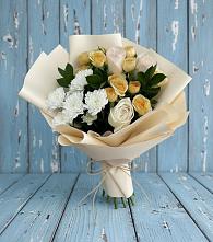 Букет цветов из:  Розы и Хризантемы в Нововоронино