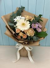 Букет цветов из:  Герберы и Хризантемы #REPLACE_PRED# Нововоронино