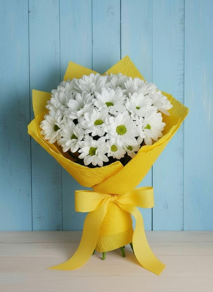 Букет цветов из: Хризантемы в Нововоронино