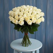 Букет 51 Белая роза Эдлесс Лав #REPLACE_PRED# Нововоронино