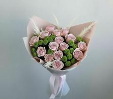 Букет цветов из:  Розы и Хризантемы в Нововоронино