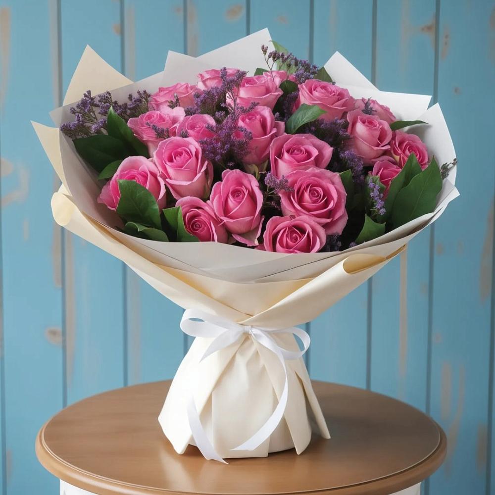 Букет цветов из: Розы в Нововоронино