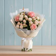 Букет цветов из:  Розы в Нововоронино