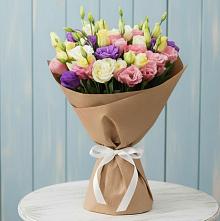 Букет цветов из:  Лизиантусы в Нововоронино